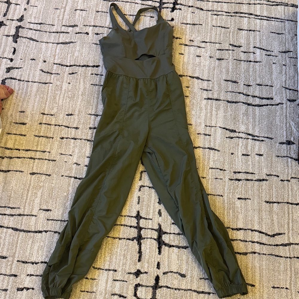 Olive Green Women's Jumpsuit